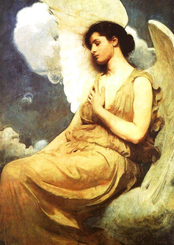 Abbot H Thayer Winged Figure oil painting picture